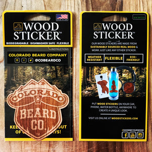 Wood Sticker | CoBeardCo Logo
